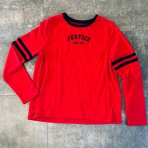 Justice long sleeve too for older girls